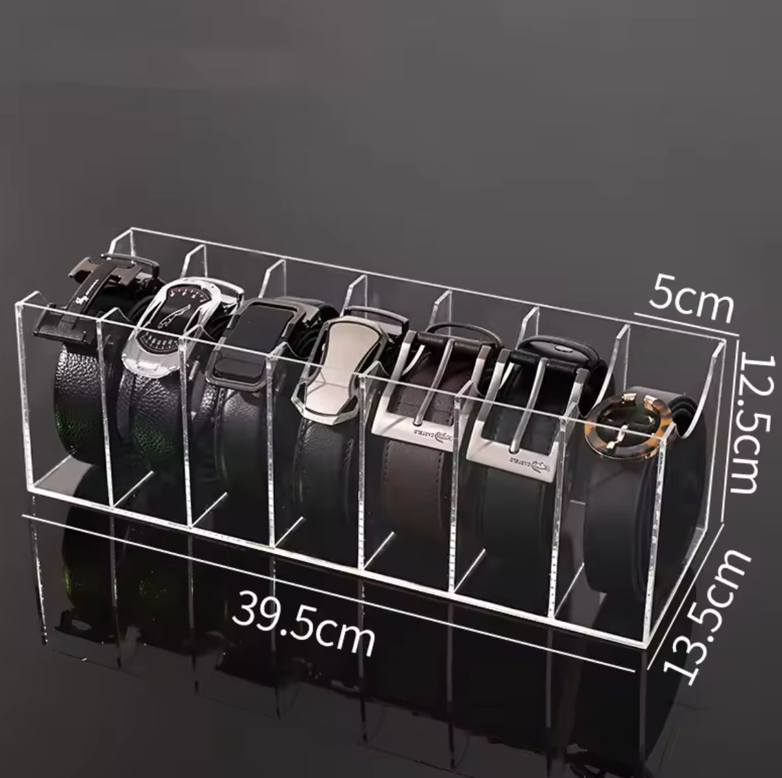 7 Grid Belt Organizer Storage Holder for Closet,Display Case - Problems Solved