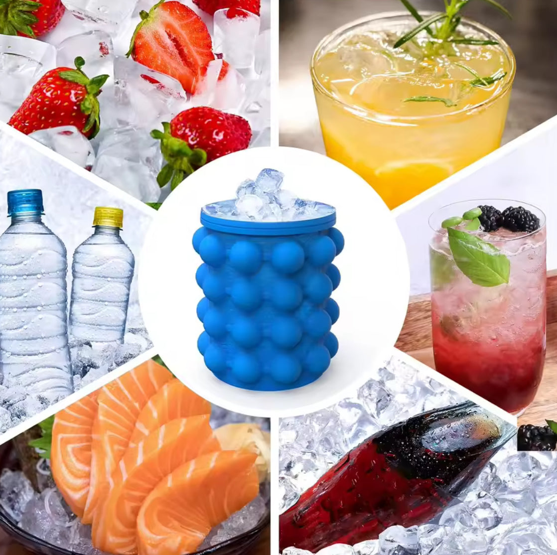 Ice Cube Maker Portable Bucket Wine Ice Cooler Beer Cabinet - Problems Solved