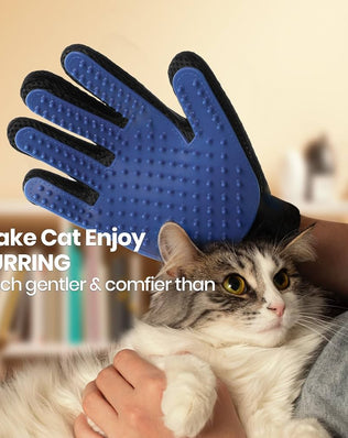 Dog Grooming Glove, Gentle Pet Grooming Glove Brush, Efficient Pet Hair Remover