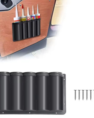 Silicon/Adhesive Tubes Storage Box Suitable for Van Storage Pocket - Problems Solved