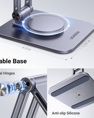 UGREEN Magnetic Mobile Phone Stand 360º Adjustable, Aluminium Magsafe Mobile