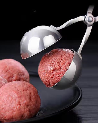 Stainless Steel Meatball Maker Spoon for Perfect Round Balls - Problems Solved