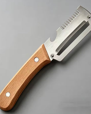 Wooden Multi Functional Vegetable Peeler With Ergonomic Handle For Peeling