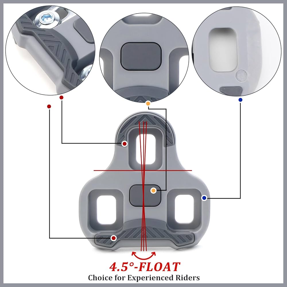 Problems Solved Look Keo Bike Pedals 3-Hole Grip Blade 2 Max Carbon Classic Cleats installed for cycling performance.