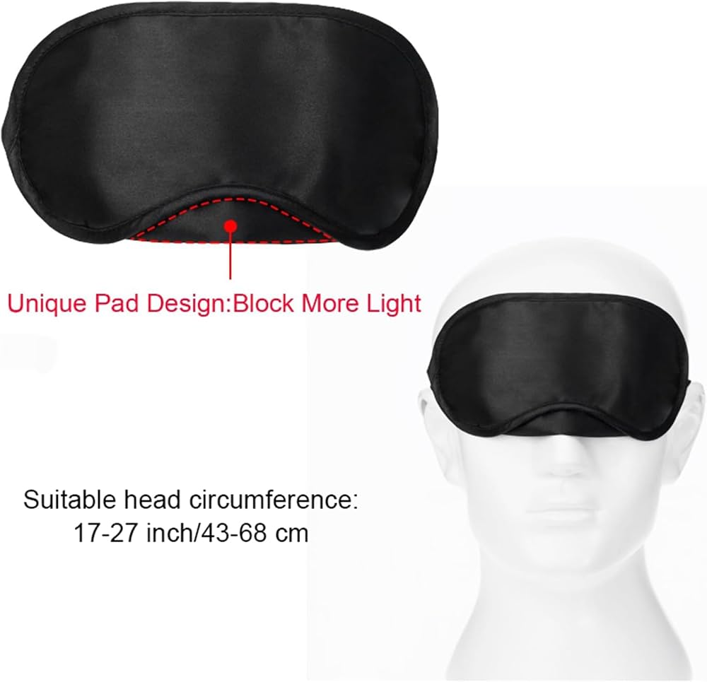 Pack of 10 Eye Mask Eye Visor Blanket Sleeping Mask Travel Sleep Cover with Nose Cushion