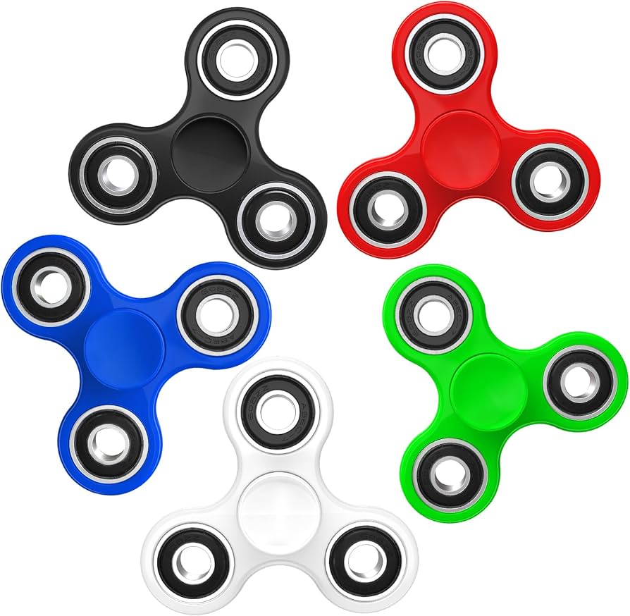 Fidget Spinner Set of 5 for Kids/Adults Sensory Fidget Toys Christmas Set