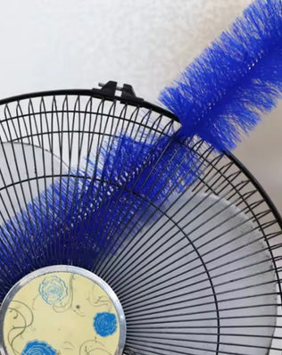 Fan Dust Brush–No Disassembly,Deep Clean,Soft Bristles Non-Scratch