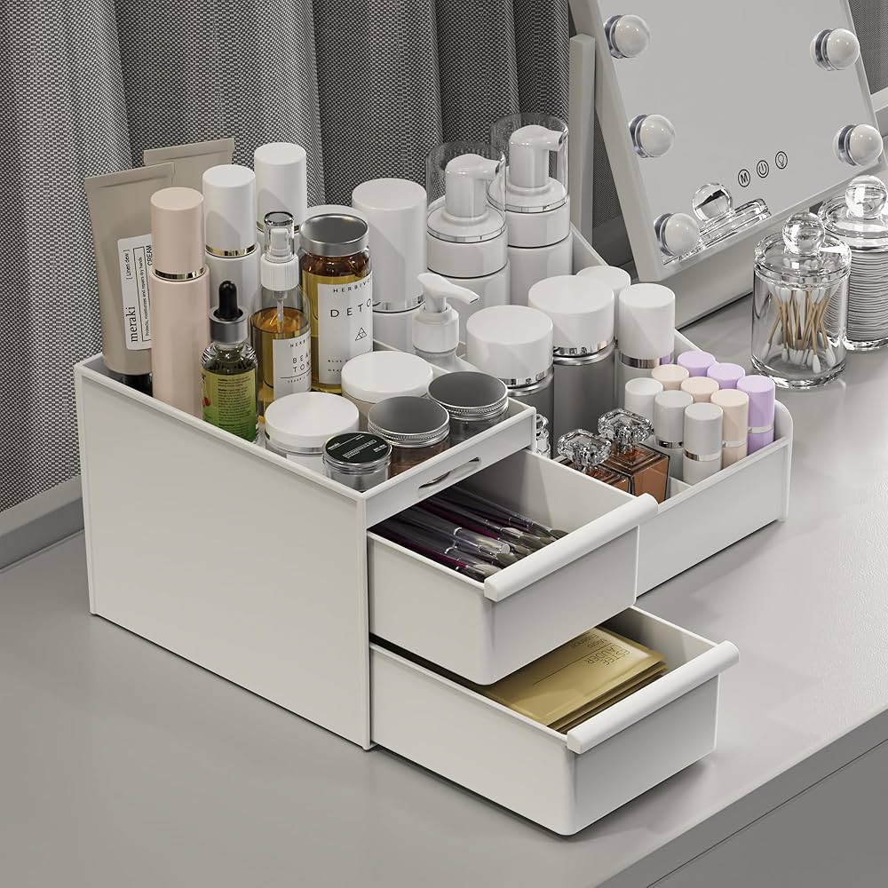 Makeup Organizer Storage Drawers, Large Capacity Cosmetic Organisers