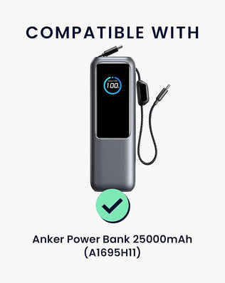 Problems Solved kwmobile case for Anker Power Bank 25000mAh, durable protective cover shown in the image.