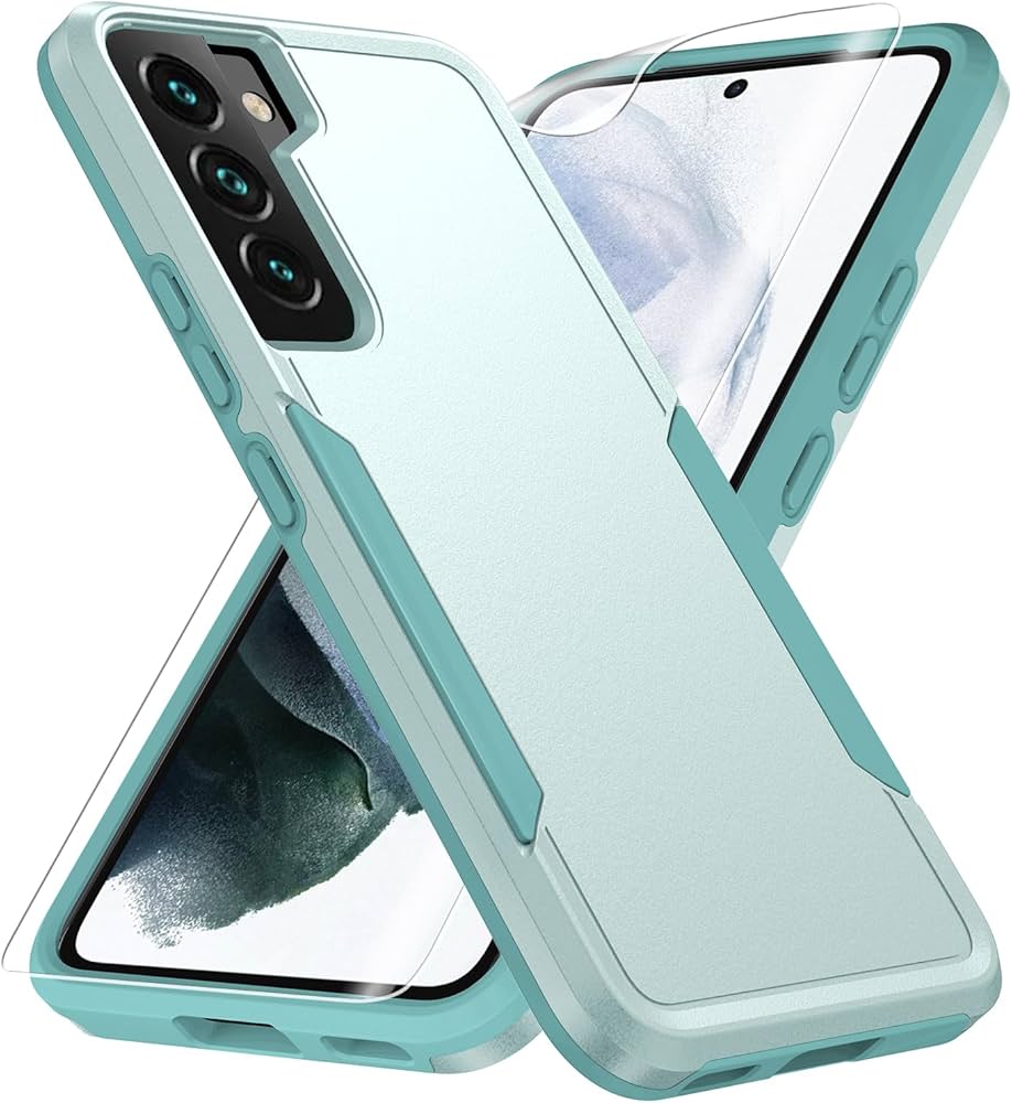 Samsung Galaxy S22 heavy-duty case by Problems Solved, military-grade drop tested, with rugged protective design.