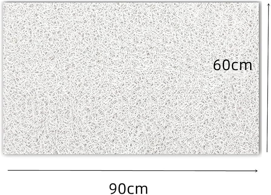 Problems Solved non-slip bath mat for inside shower, 60x90cm loofah textured surface, ideal for safety and comfort.