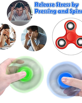 Fidget Spinner Set of 5 for Kids/Adults Sensory Fidget Toys Christmas Set