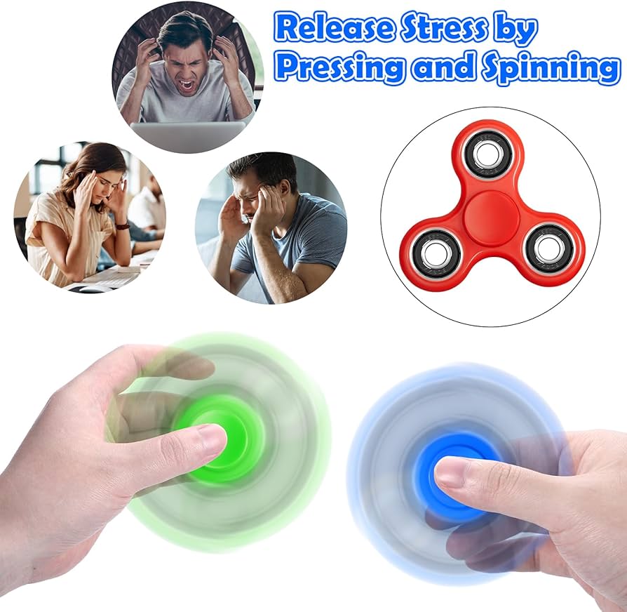 Fidget Spinner Set of 5 for Kids/Adults Sensory Fidget Toys Christmas Set