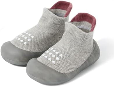 Baby Walking Sock Shoes Infant NonSlip Breathable Slippers with Soft Rubber Sole