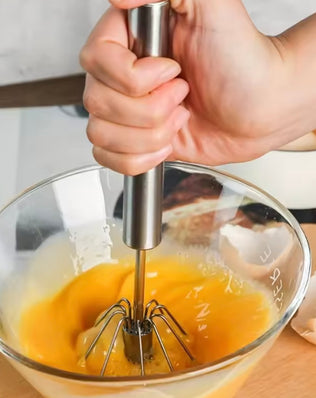 Stainless Steel Semi-Automatic Handheld Whisk - Problems Solved