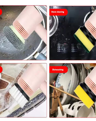 USB-Rechargeable Cordless Electric Cleaning Brush - Problems Solved