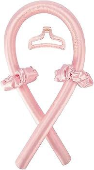 Heatless Curling Rod Headband No Heat Silk Ribbon Curling Rod Hair Roller Curls