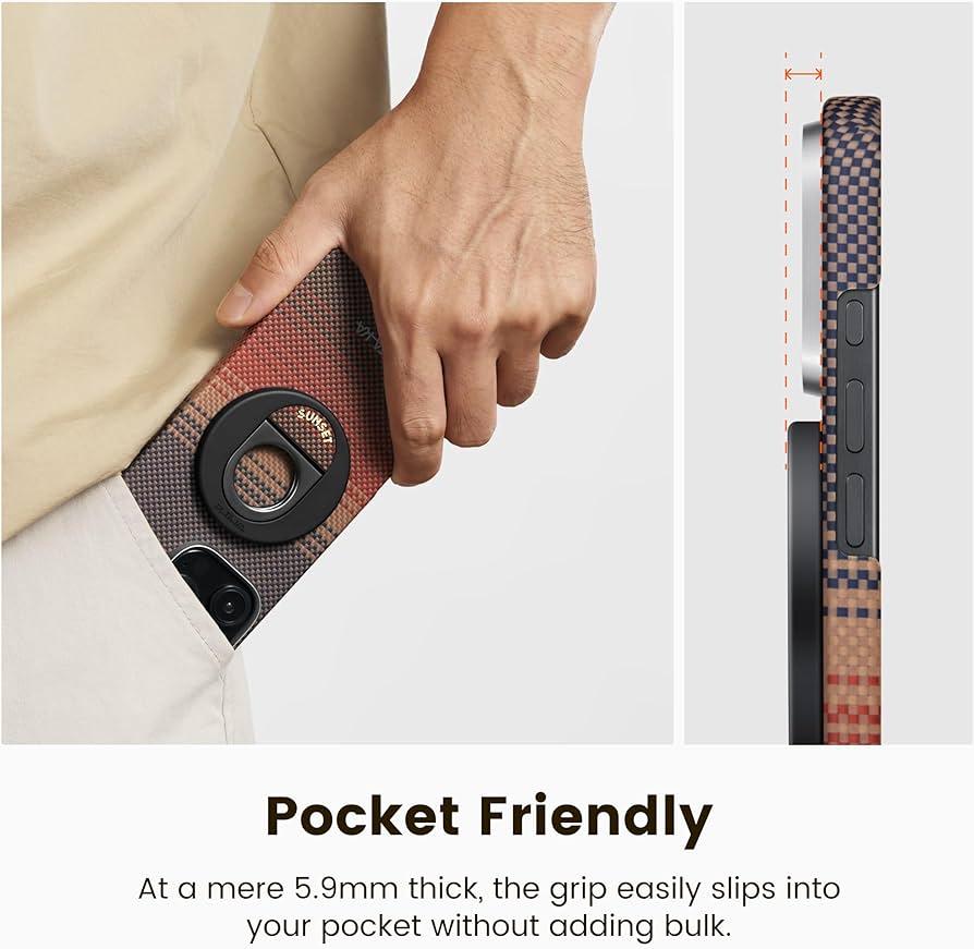 MagSafe Phone Grip, 360 Degree Rotation Magnetic Phone Grip