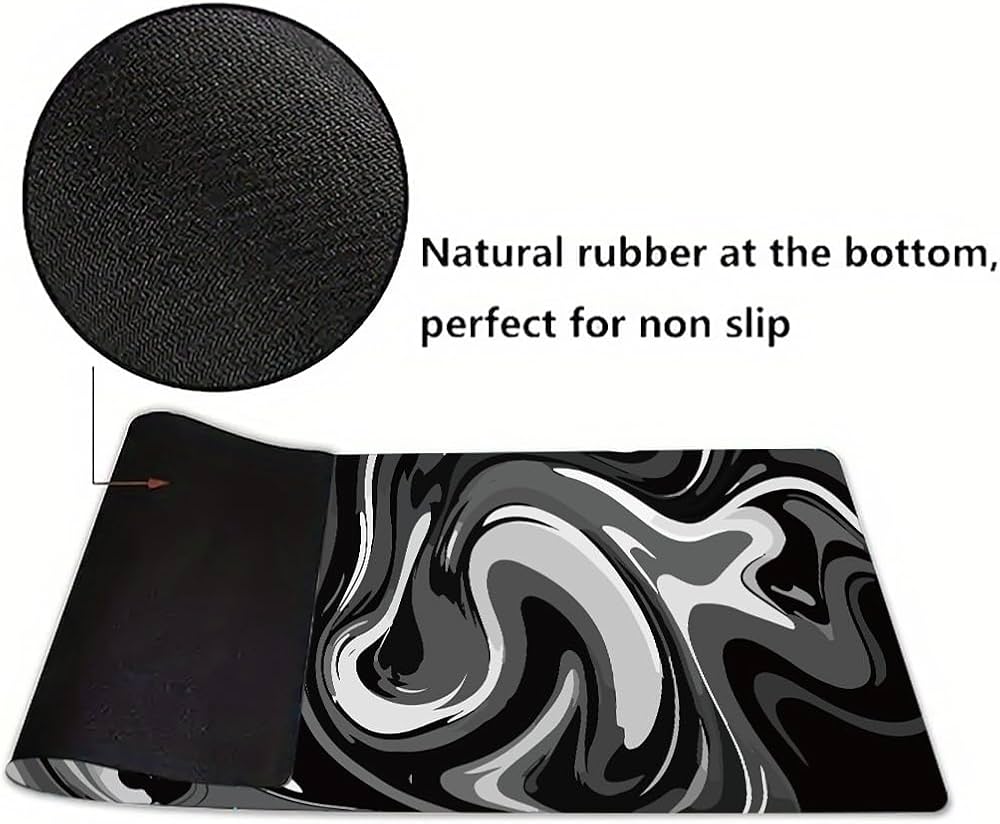 Problems Solved large gaming mouse mat, 800x400mm desk mouse pad with smooth surface for precise mouse control.