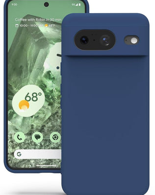 YATWIN Case for Google Pixel 8, Silicone Mobile Phone Case with Lining