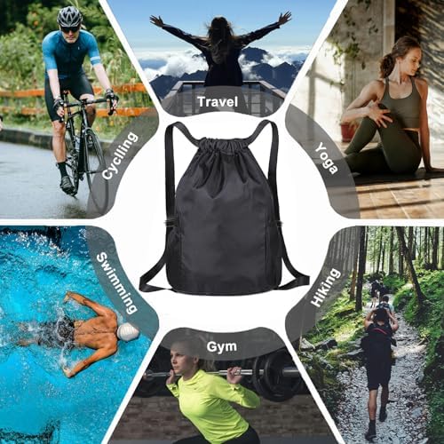 Drawstring Gym Bag, Unisex Gym Sack, Drawstring Backpack, PE Bags