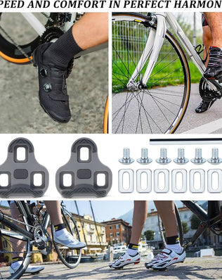 Problems Solved Look Keo Bike Pedals compatible 3-hole grip blade cleats, max carbon classic cycling cleats for bike pedals.