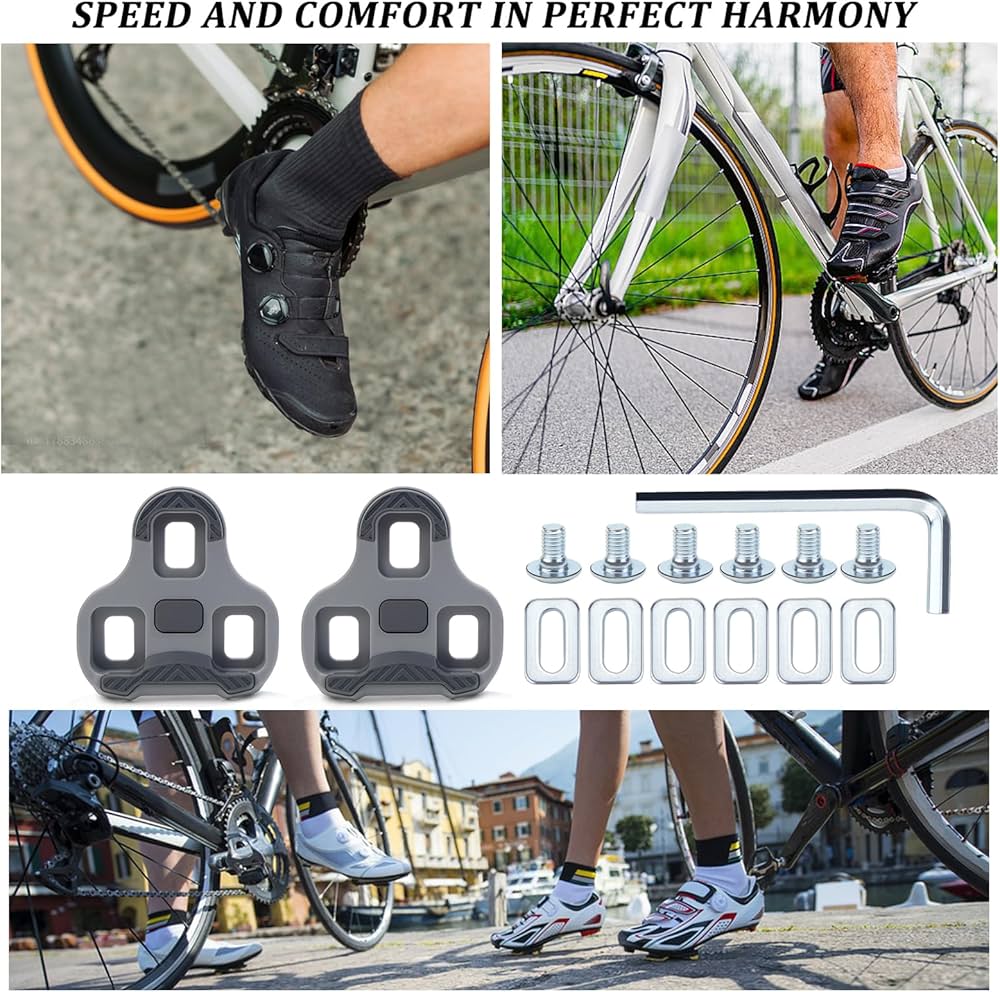 Problems Solved Look Keo Bike Pedals compatible 3-hole grip blade cleats, max carbon classic cycling cleats for bike pedals.