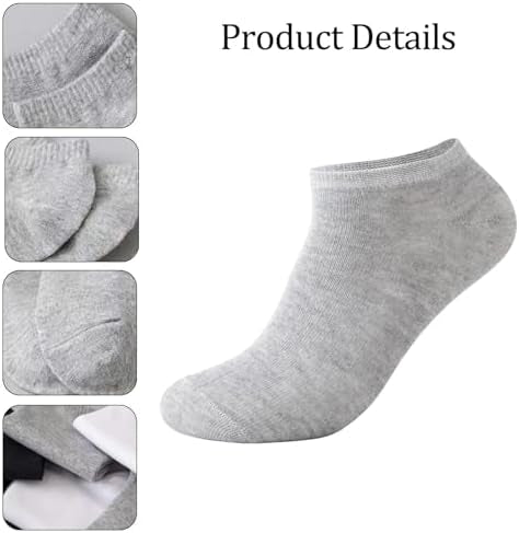 Pair of Problems Solved men's no-show ankle trainer socks in breathable cotton, low-cut design, shown laid flat.