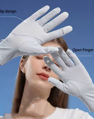Problems Solved 2024 summer ladies fishing gloves with sunscreen, outdoor outdoor UV protection for women