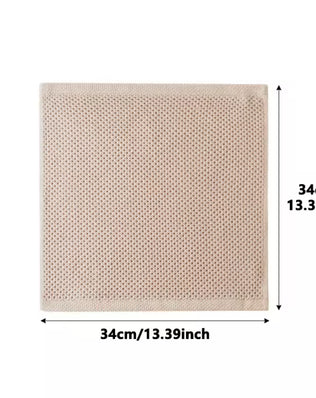 Set of 6 Problems Solved No Trace absorbent dish towels for kitchen, showing soft fabric and absorbent texture.