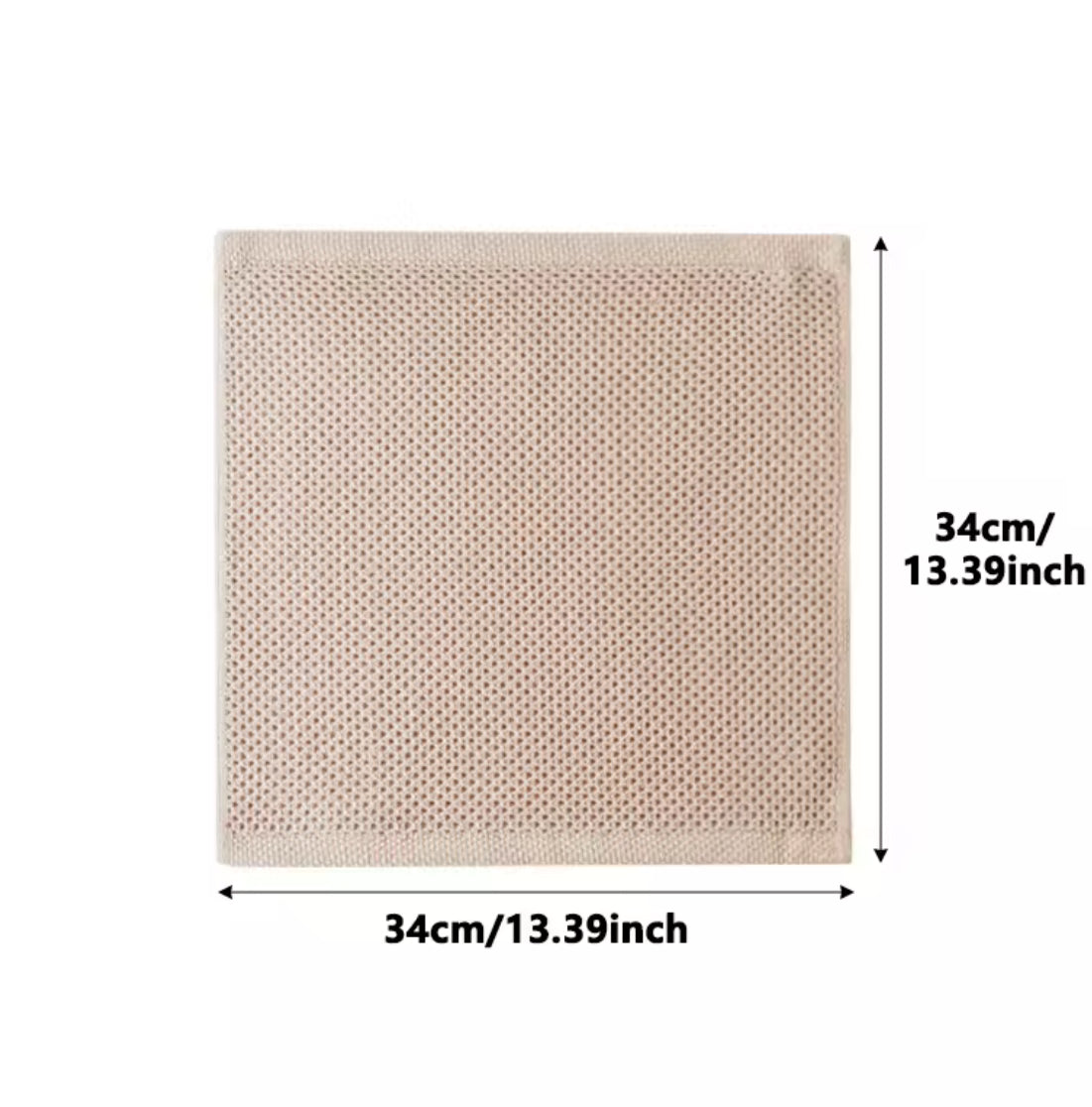Set of 6 Problems Solved No Trace absorbent dish towels for kitchen, showing soft fabric and absorbent texture.