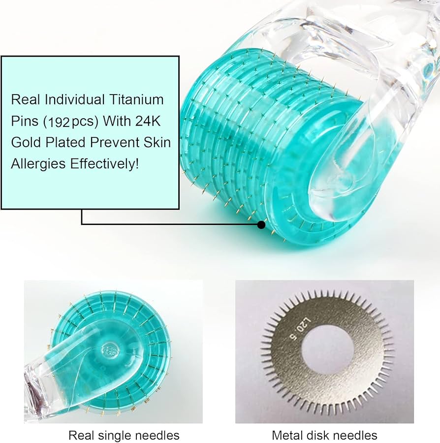 Derma Roller 1.0mm with Individual Titanium Micro Needles