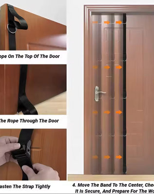 No Drill Anchor Strap For Resistance Bands Exercises - Problems Solved