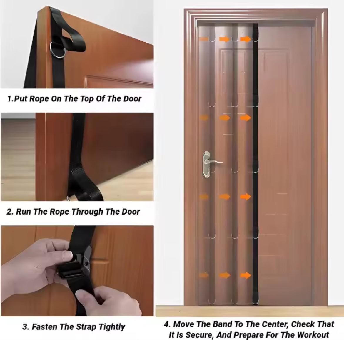 No Drill Anchor Strap For Resistance Bands Exercises - Problems Solved