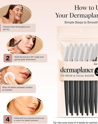 Dermaplaning Blades For Face, Face Razors for Women, Eyebrow Razor & Facial Hair