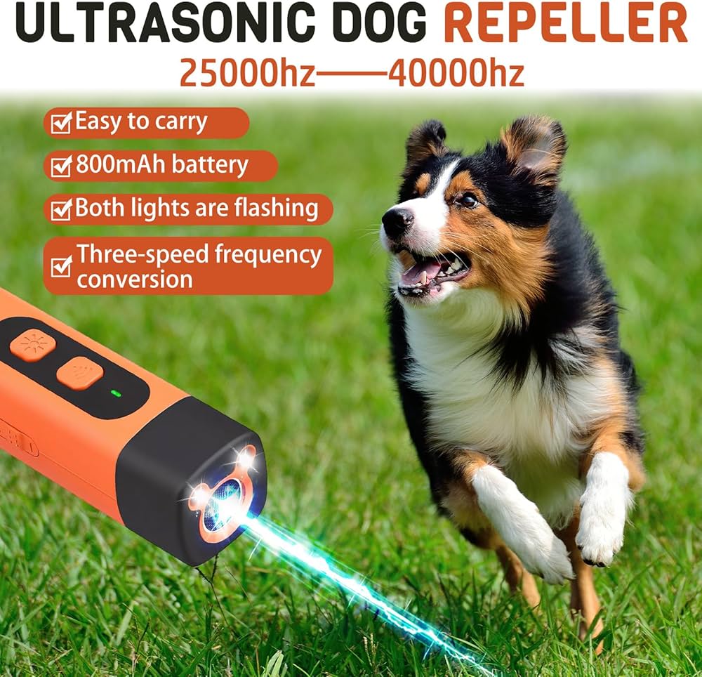 Anti Barking Device for Dogs, Bark Shield Repeller 3 Modes, Ultrasonic Dog Barking
