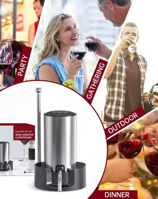 Rechargeable Electric Wine Aerator & Dispenser - Problems Solved