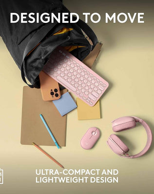 Logitech Pebble 2 M350s wireless Bluetooth mouse by Problems Solved, showing sleek, compact design and lightweight portability.