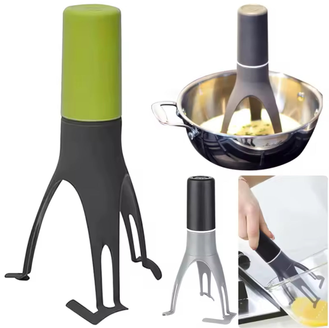 Battery-Operated Hands Free Pan Stirrer - Problems Solved