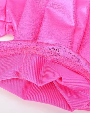 Kids girls dance pants by Problems Solved, shiny gymnastic leggings with a comfortable fit, perfect for dance and active wear.