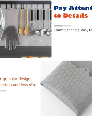 Pet Hair Remover, Gentle Magic Pet Grooming Gloves, Efficient Deshedding Glove for Dogs