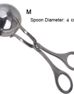 Stainless Steel Meatball Maker Spoon for Perfect Round Balls - Problems Solved