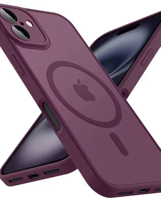 Problems Solved magnetic phone case for MagSafe, military-grade shockproof design, showcasing the sleek, durable protective cover.