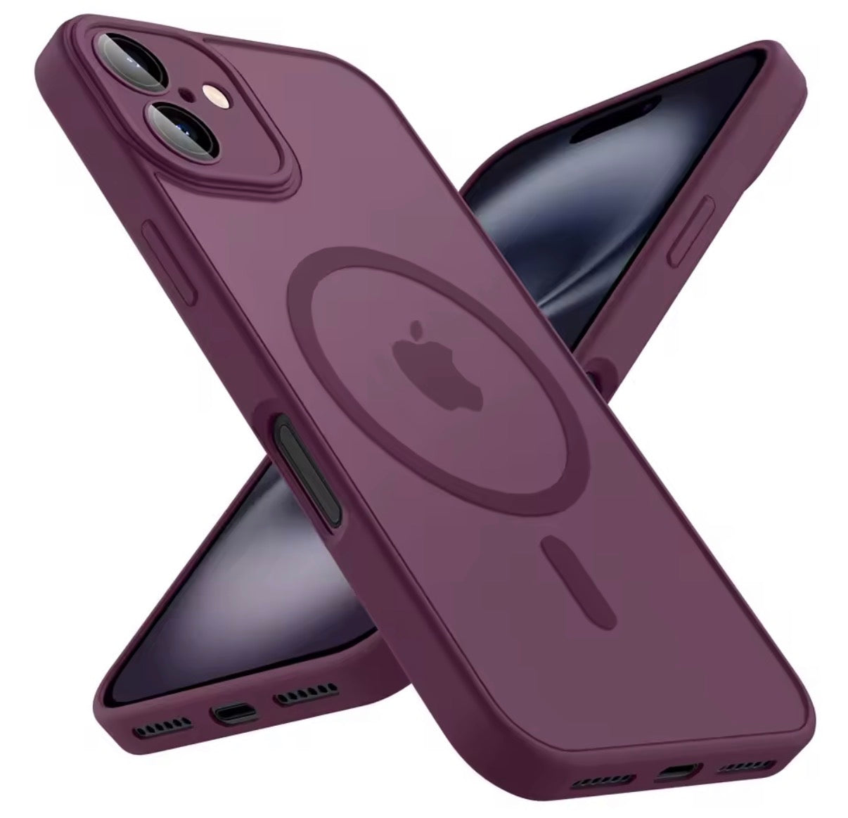 Problems Solved magnetic phone case for MagSafe, military-grade shockproof design, showcasing the sleek, durable protective cover.