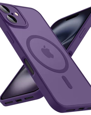 Problems Solved magnetic phone case compatible with MagSafe, featuring military-grade shockproof protection.