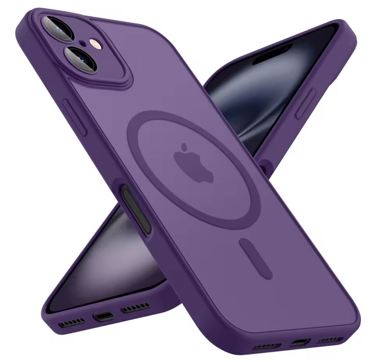 Problems Solved magnetic phone case compatible with MagSafe, featuring military-grade shockproof protection.