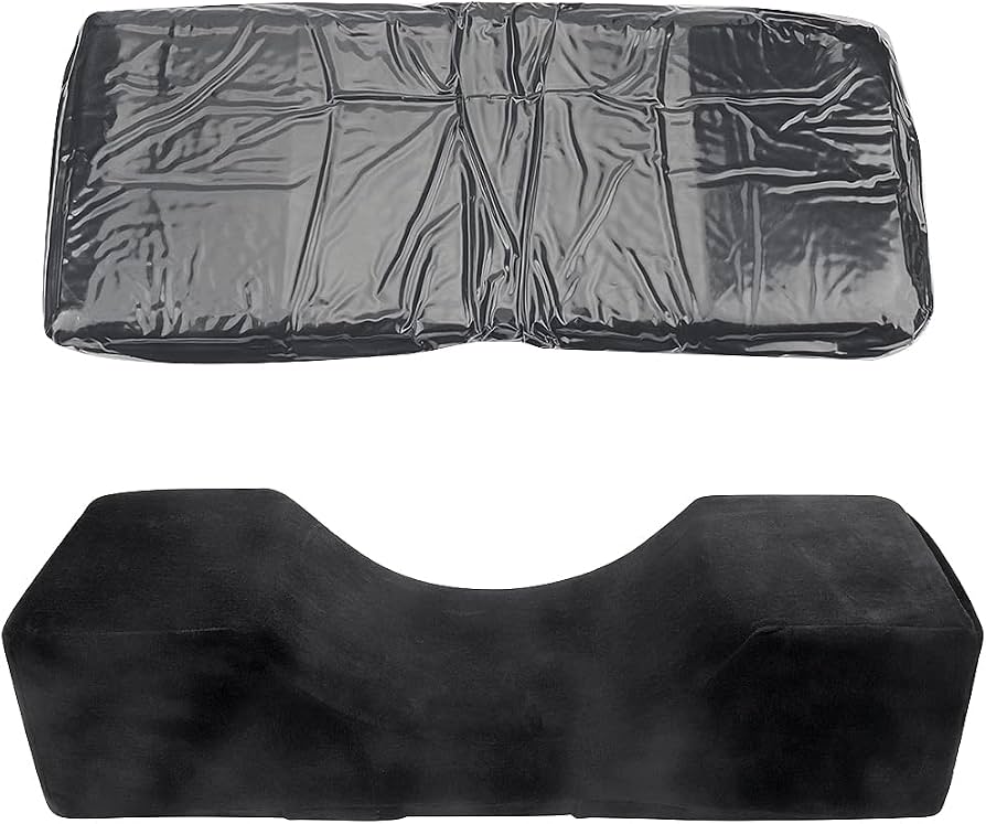 Eyelash Extension Velvet Lash Pillow Beauty Salon Memory Foam Neck Pillow (Black)