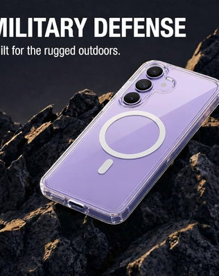 For Samsung Galaxy S24 Case Clear [Compatible with MagSafe] [Non-Yellowing]