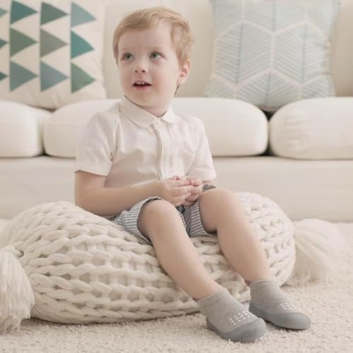 Baby Walking Sock Shoes Infant NonSlip Breathable Slippers with Soft Rubber Sole