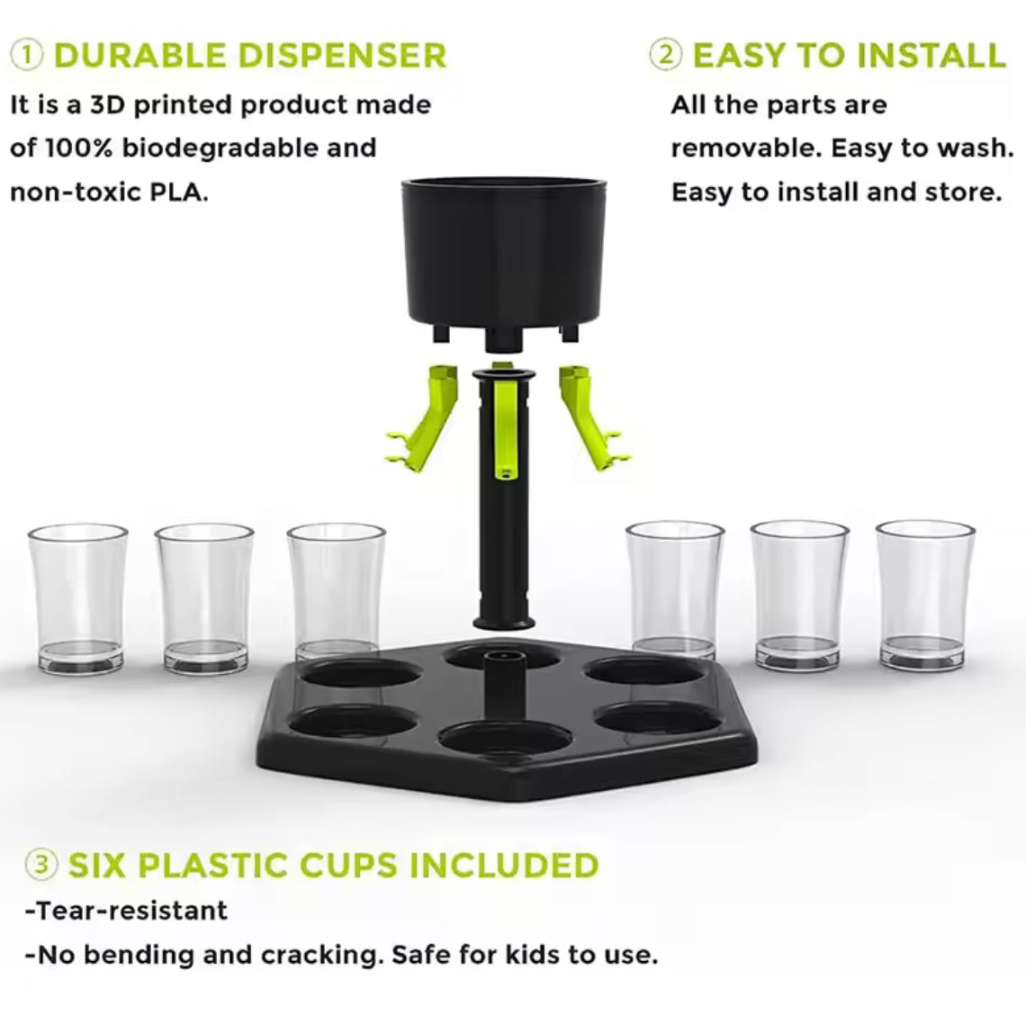 6-Shot Liquor Dispenser for Easy Drink Pouring - Problems Solved